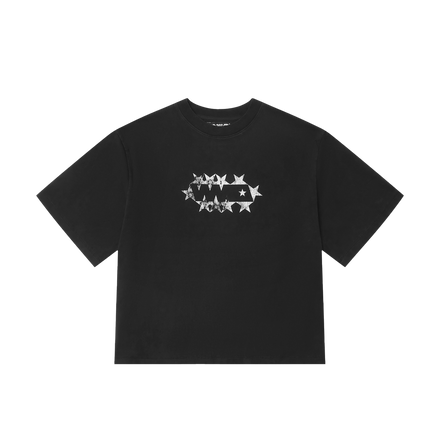 Star Logo Tee - Washed Black