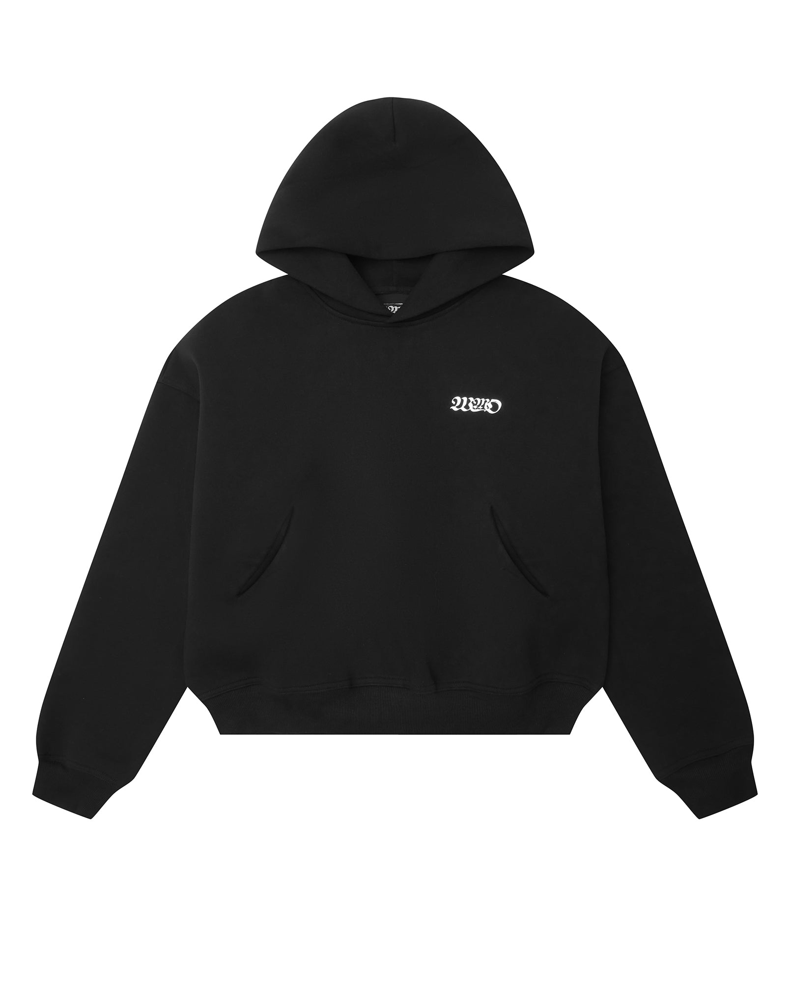 Staple Lined Hoodie - Black