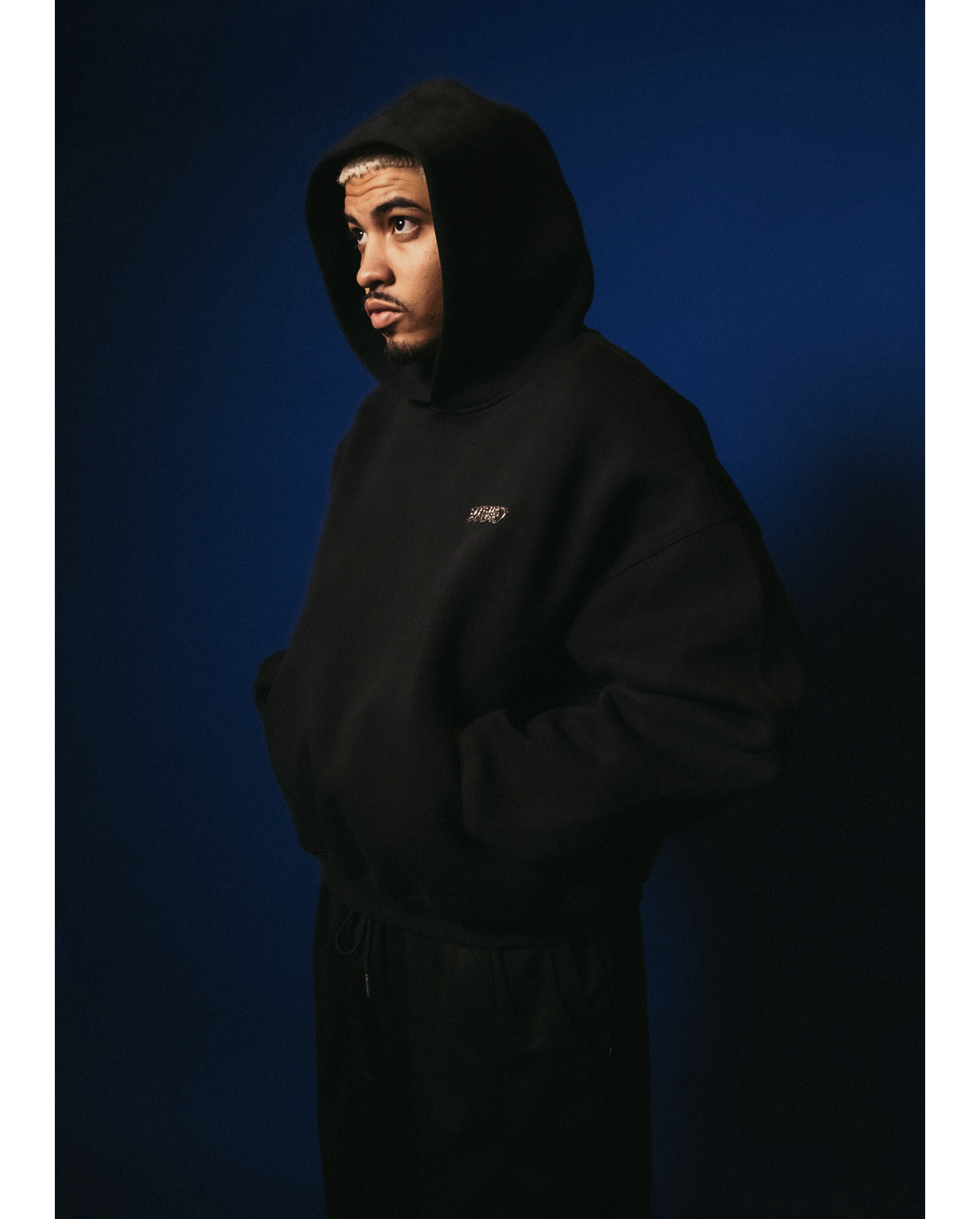 Staple Lined Hoodie - Black