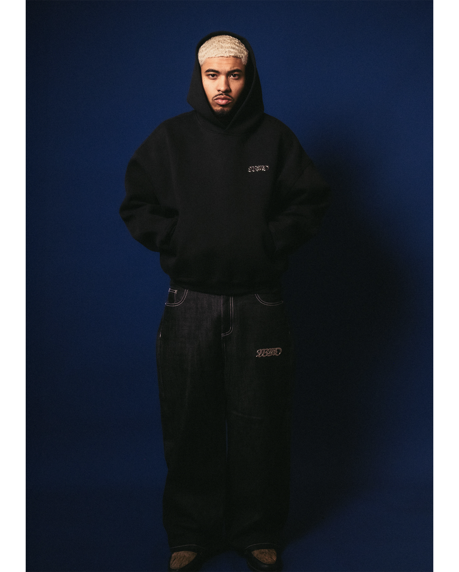 Staple Lined Hoodie - Black