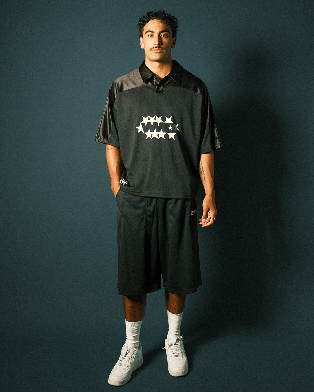 WMO Mesh Polo - Black