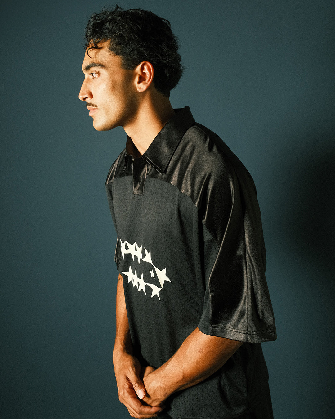 WMO Mesh Polo - Black