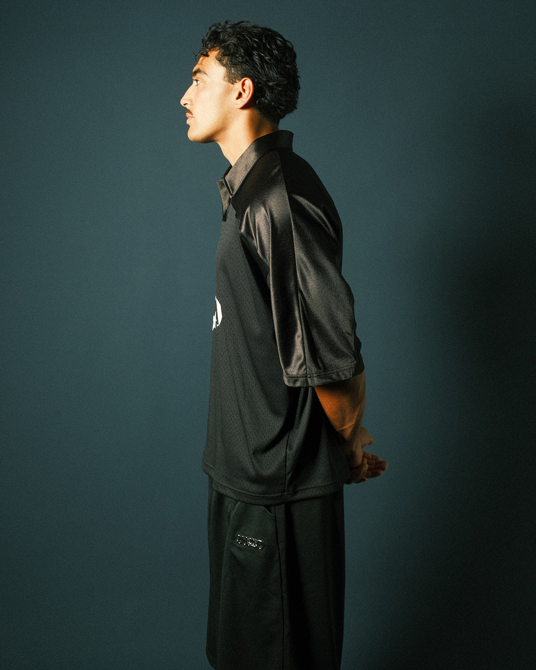 WMO Mesh Polo - Black