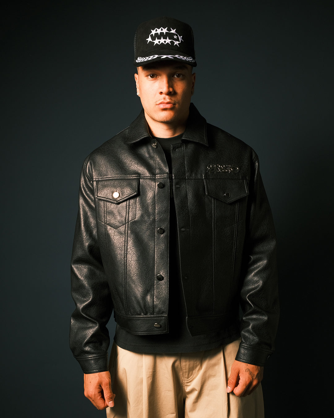 WMO OG Leather Jacket - Black