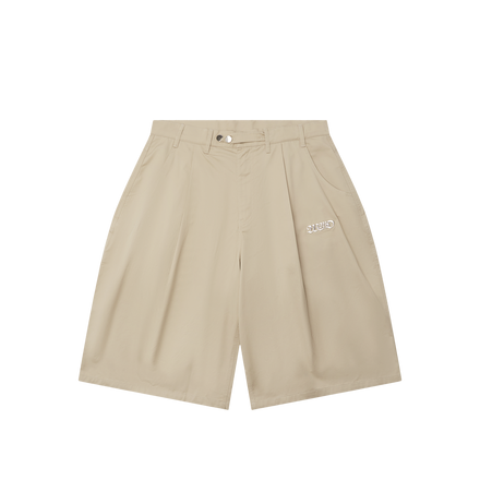 Pleated Short - Khaki