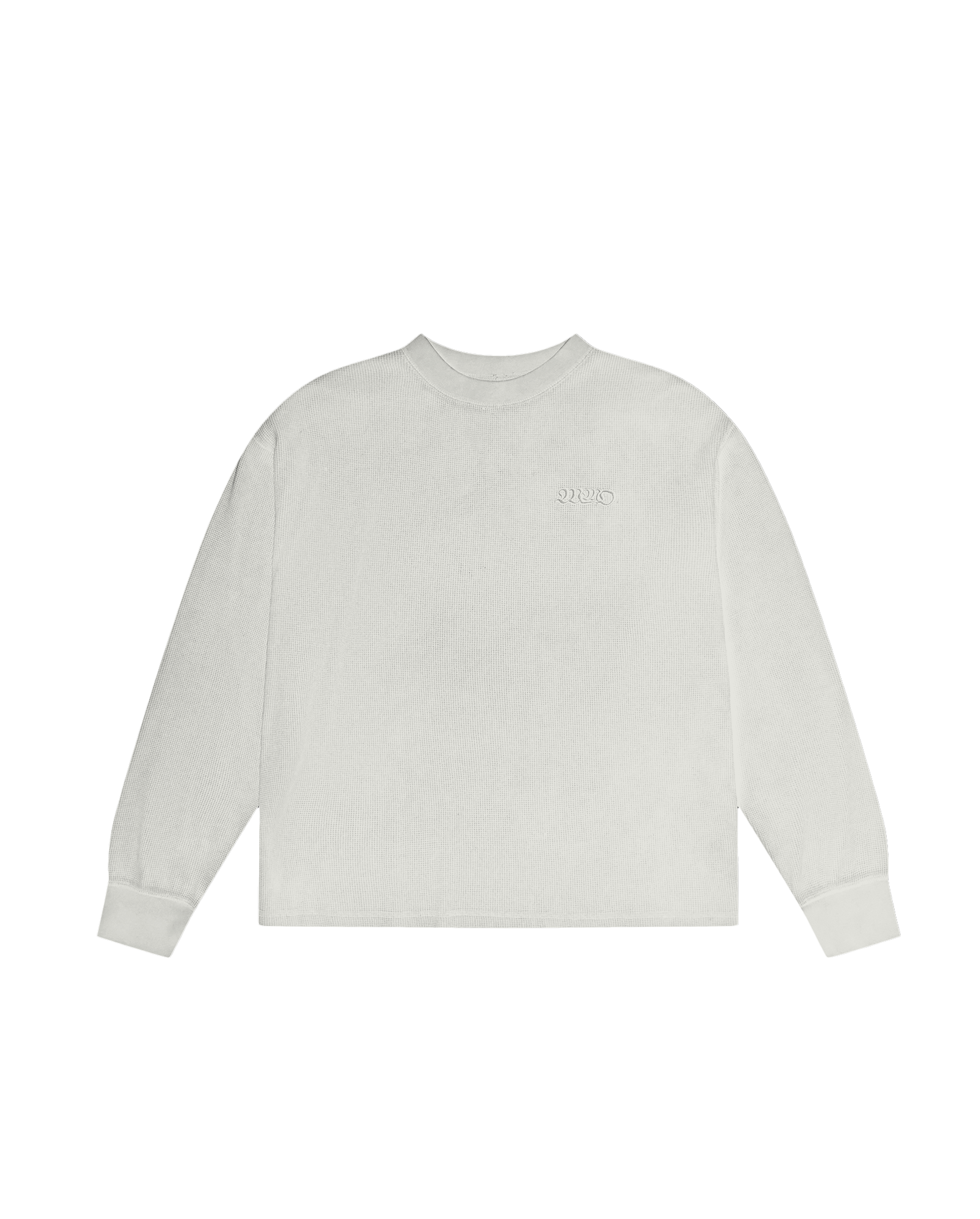 L/S Waffle Tee - Pearl