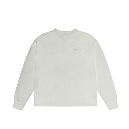 L/S Waffle Tee - Pearl