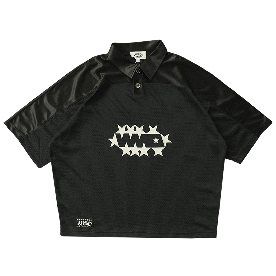 WMO Mesh Polo - Black