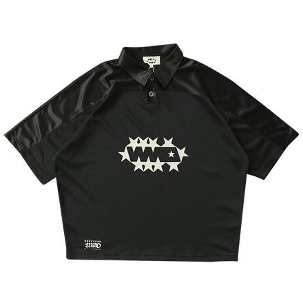 WMO Mesh Polo - Black