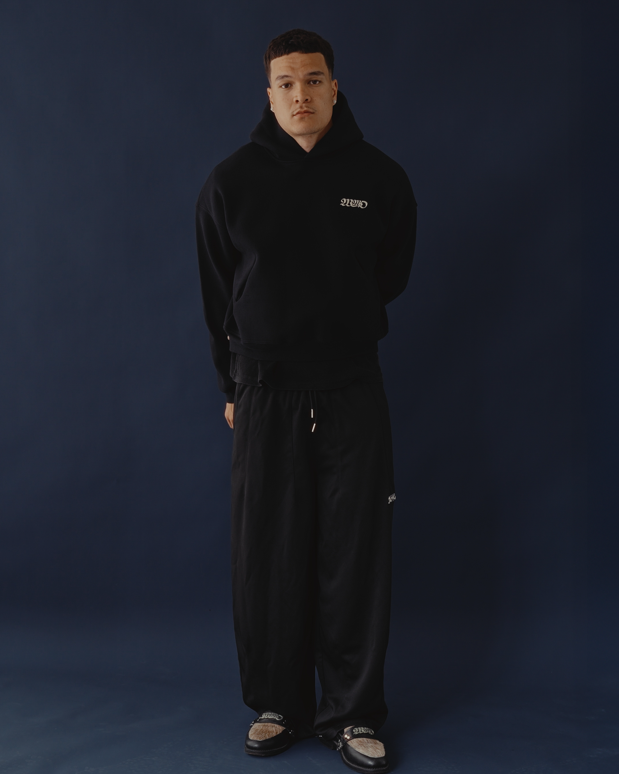 Staple Lined Hoodie - Black